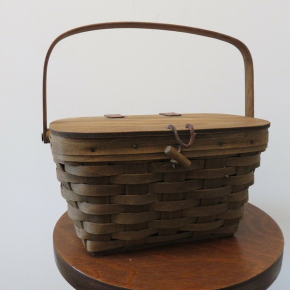 Longaberger Accents Rare Vintage Longaberger 982 Medium Purse